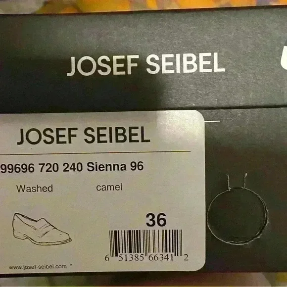 Josef Seibel Woman’s Sienna 96 Soft Washed Camel Loafer Shoe